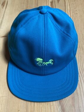 Blue Turquoise Ciele Baseball Cap Embroidered Chariot Logo Biking Cap Vintage